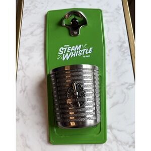 Steam Whistle Pilsner Beer Magnetic Bottle Opener Fridge Wall Mount never used